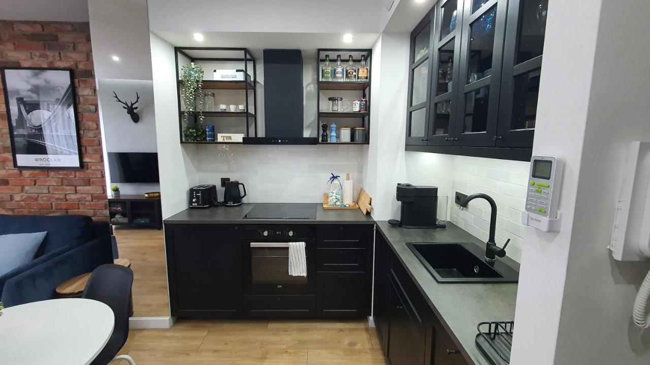 Apartament Midnight Blue Wroclaw Bagian luar foto